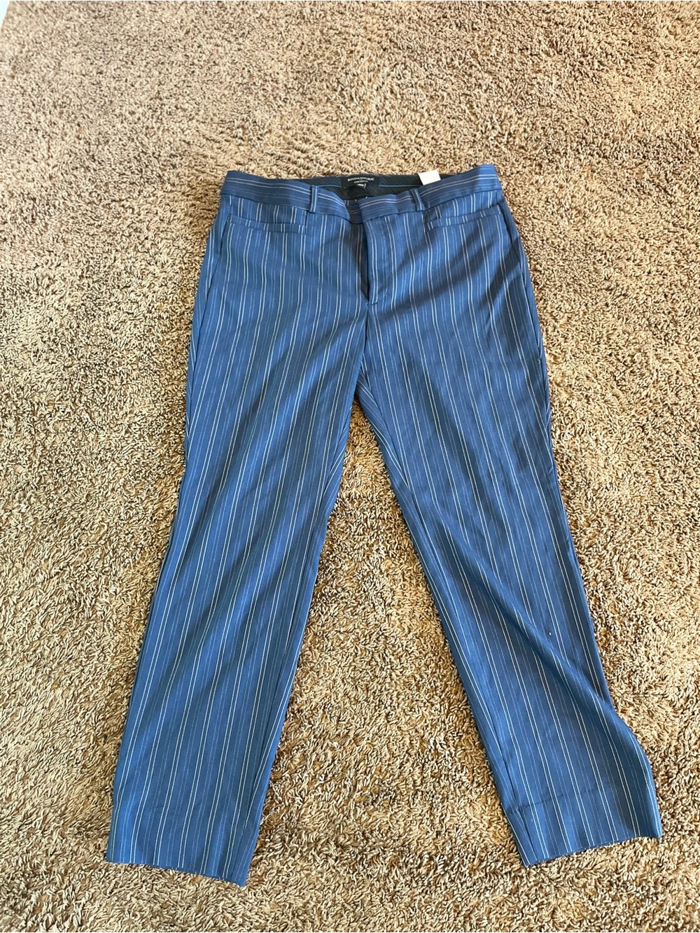Banana Republic Blue Pinstripe Men's Dress Pants